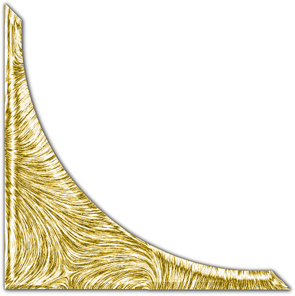 Gold Corner 5c - Gold Corner Border Png (430x431), Png Download