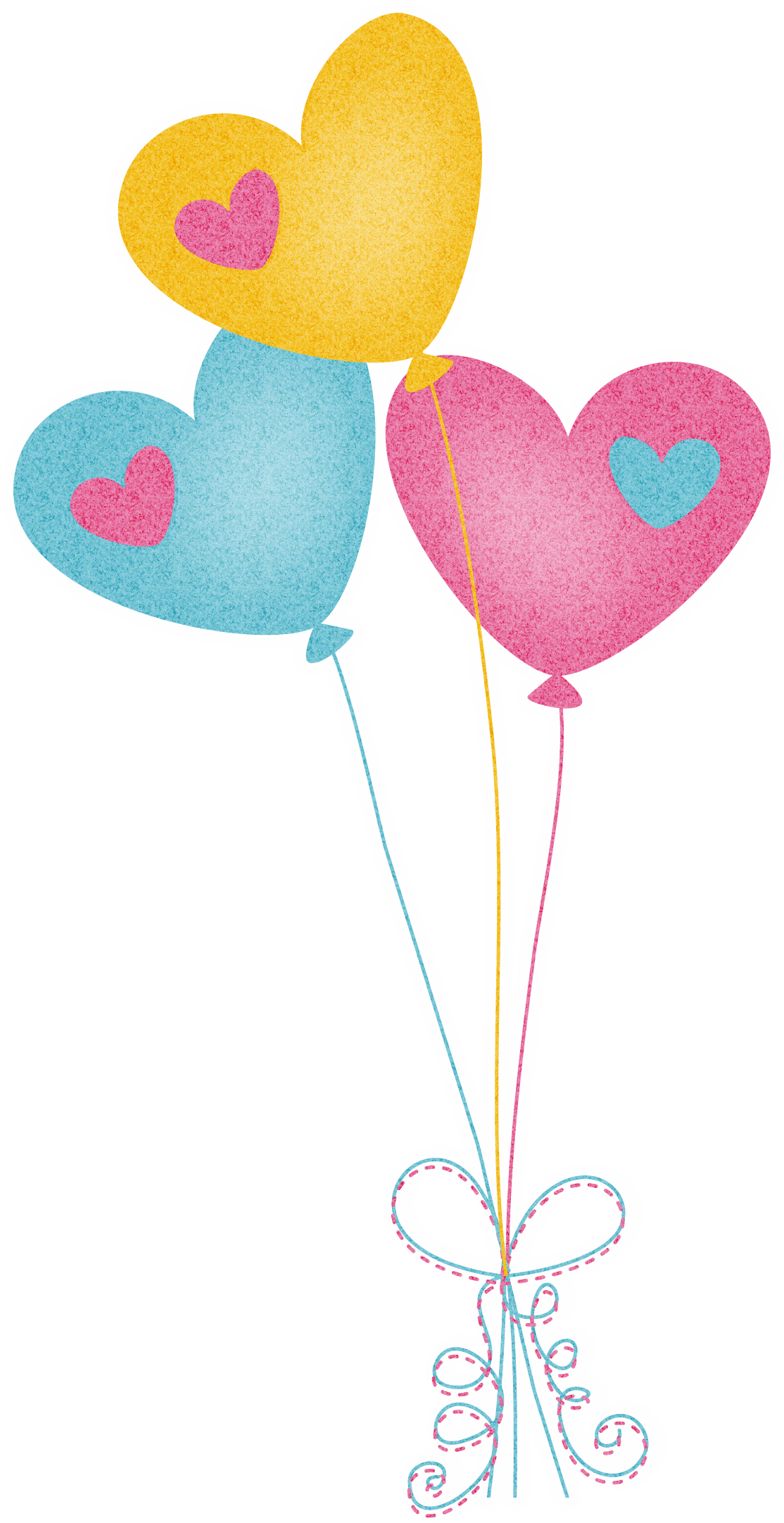 Photo By Rosimeri Minus - Globos De Corazon Dibujo (1114x2164), Png Download