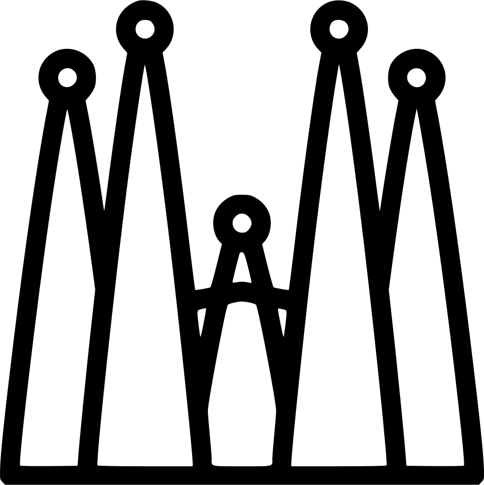 Png File - Sagrada Familia Clip Art (980x982), Png Download