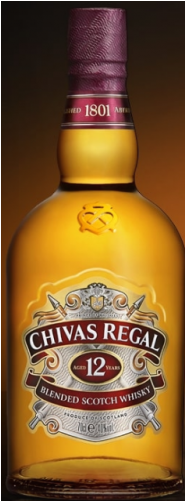 Chivas Regal 12 Year Blended Scotch Whisky (500x500), Png Download