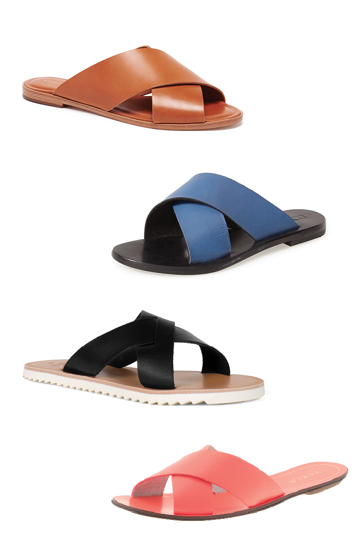 A Slip-on Sandal Is A Summertime Staple - Slide Sandal (720x1080), Png Download