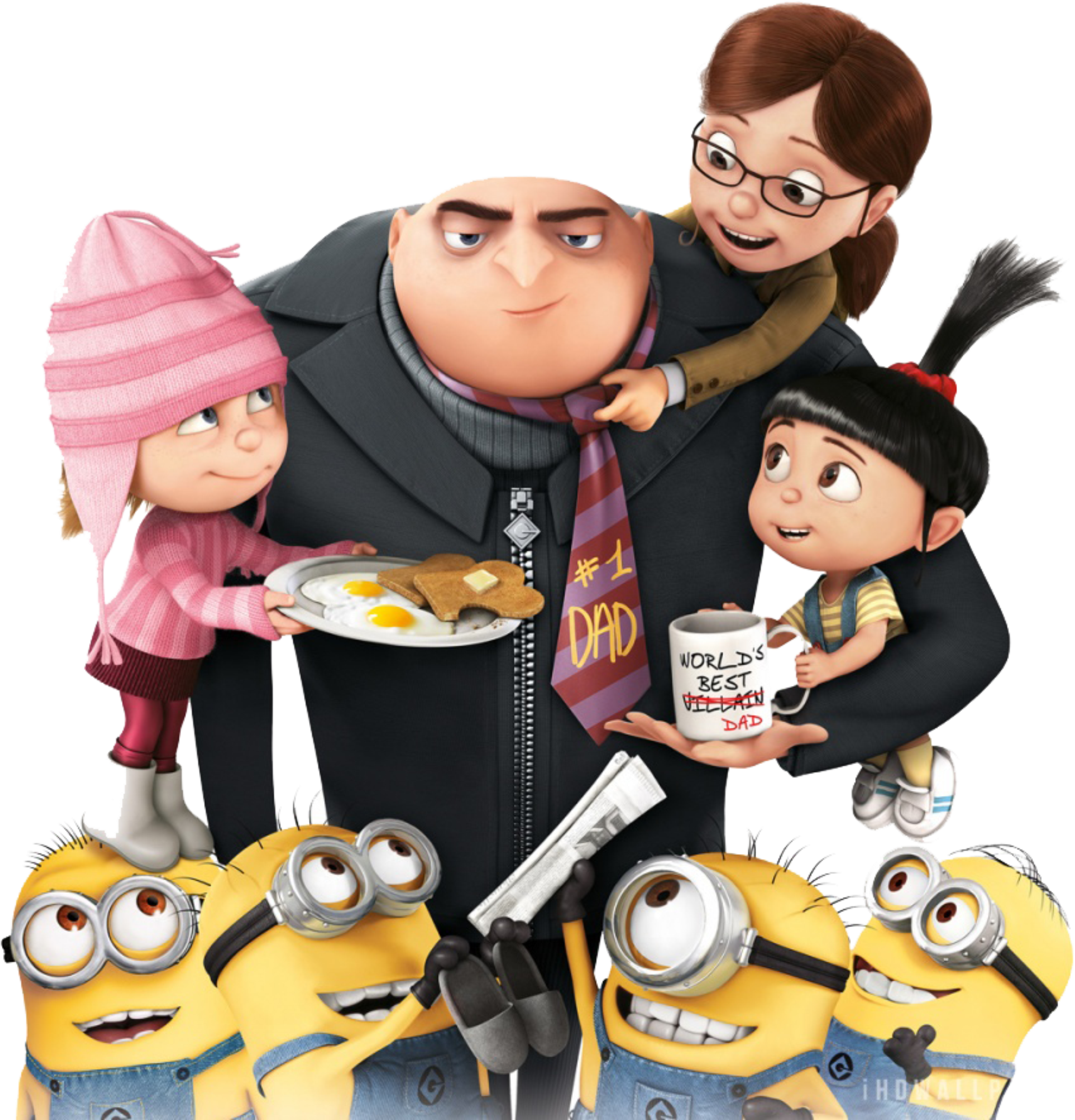 Meu Malvado Favorito Família Png - Despicable Me Poster (3172x2500), Png Download