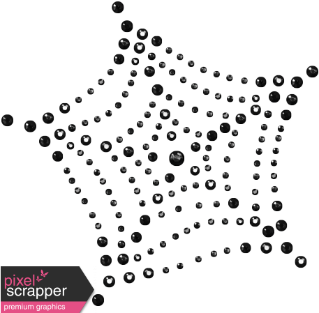 Spiderweb Gems - Circle (456x456), Png Download