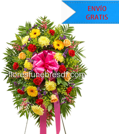 Lagrimas, Tu Por Siempre El Mejor - Bright Sympathy Standing Spray - Flowers By 1-800 Flowers (500x500), Png Download