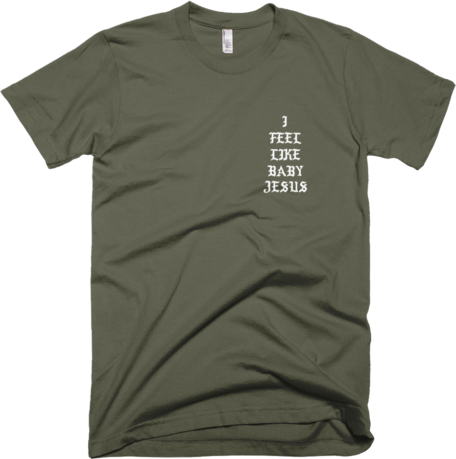 Mockup Wrinkle Front Lieutenant Original - Tekkadan Earth Forces (olive) (1000x1000), Png Download