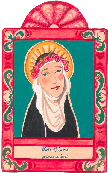Retablo Santa Rosa De Lima (480x600), Png Download