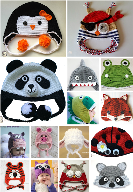 Gorros De Animalitos A Crochet - Gorros Tejidos Para Niños (448x640), Png Download