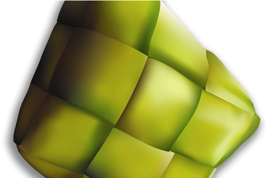 Background Ketupat Lebaran Png (678x356), Png Download