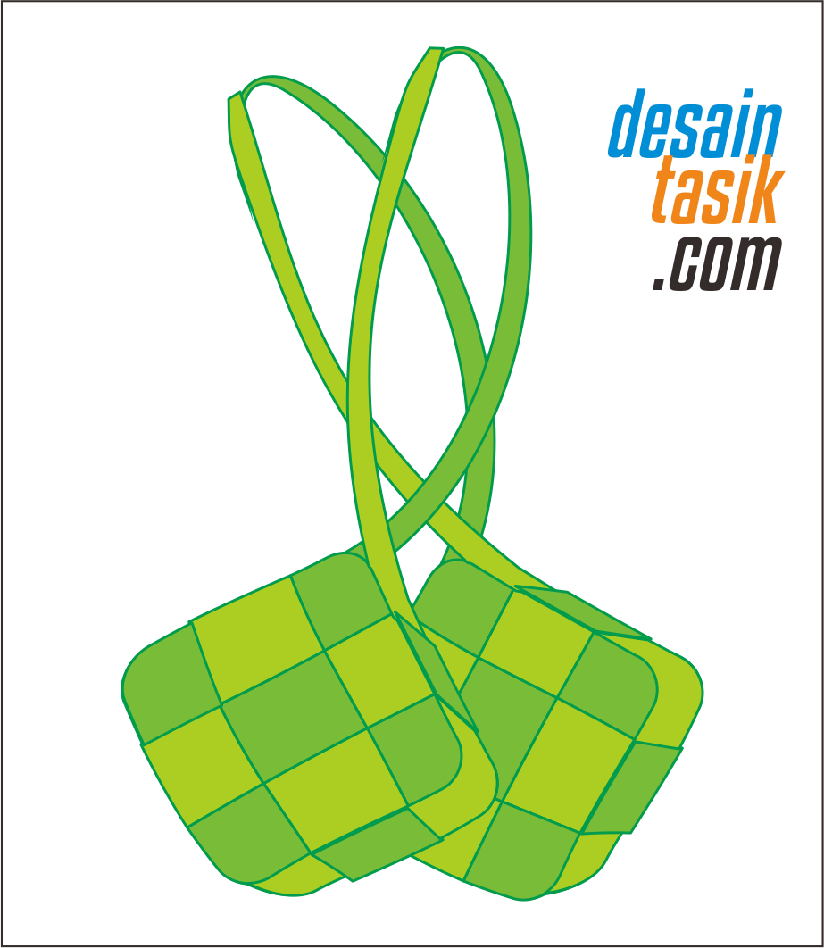 Ketupat Lebaran Vektor Png - Ketupat (923x1062), Png Download