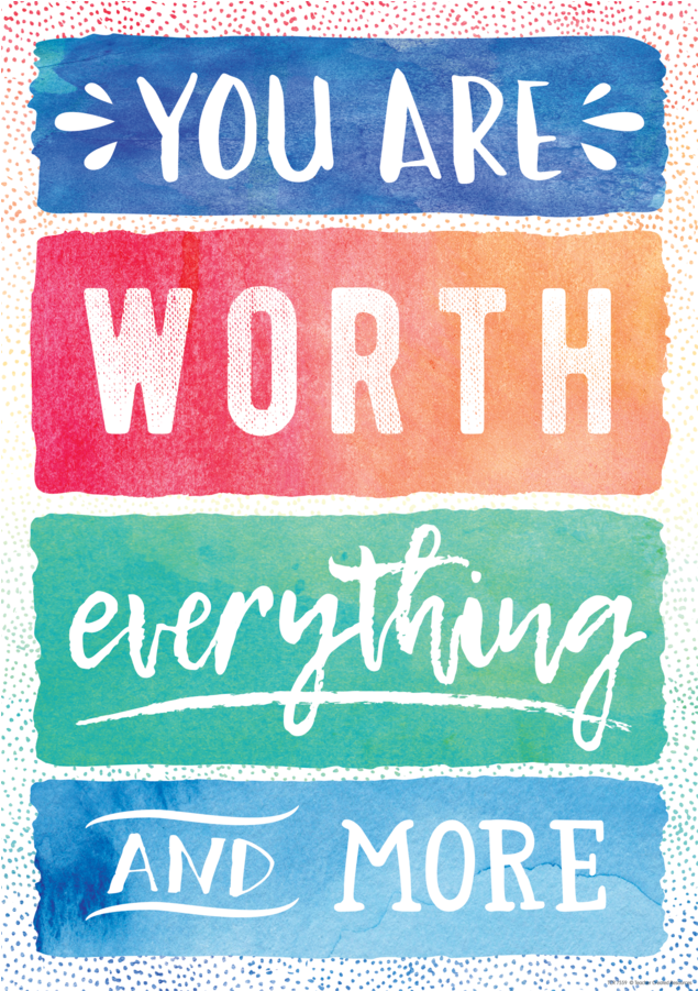 Tcr7560 You Are Worth Everything And More Positive - Nothing Is Impossible By Passion Imagination Journals (900x900), Png Download