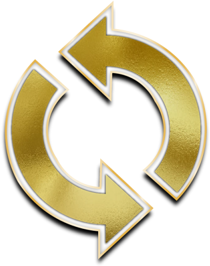 Arrow Png Reload Arrow Golden Texture Gold Border, - Arrow (640x640), Png Download