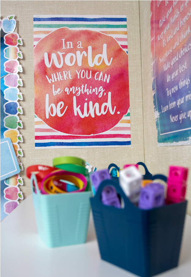 In A World Where You Can Be Anything,be Kind Positive - Poster (900x900), Png Download