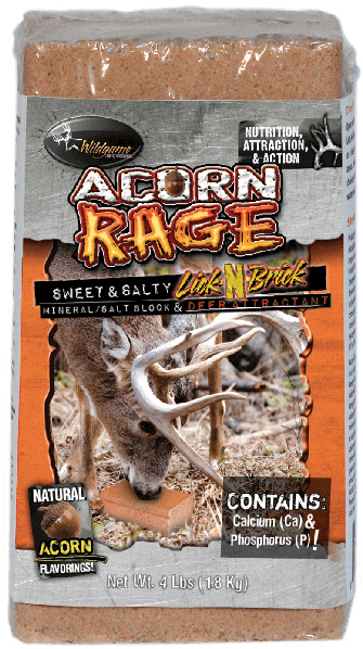 Wildgame Innovations Acorn Rage Salt Block Deer Attractant - Wildgame Apple Crush Salt Block (452x700), Png Download