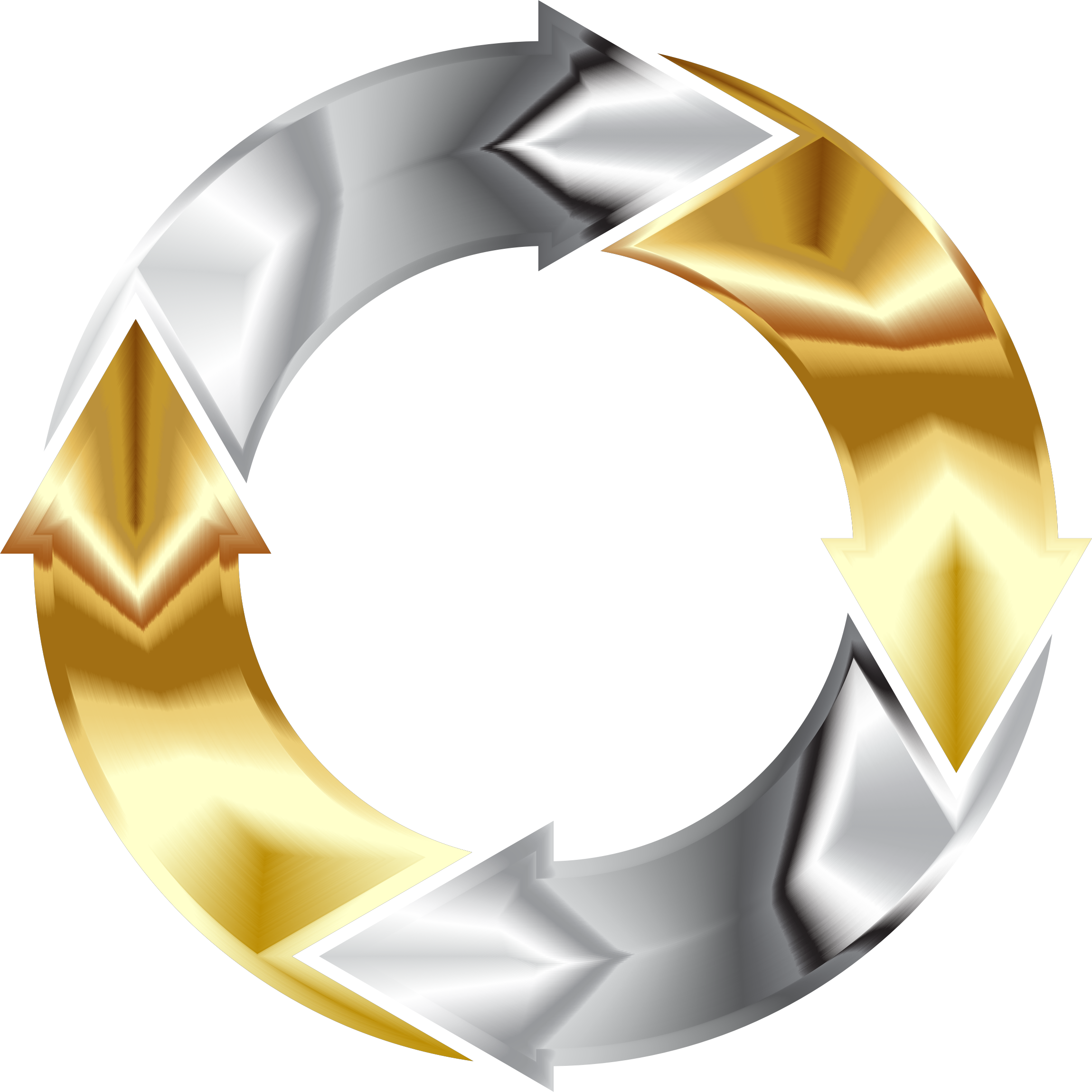 Gold Arrow Icon Png Download (2300x2300), Png Download