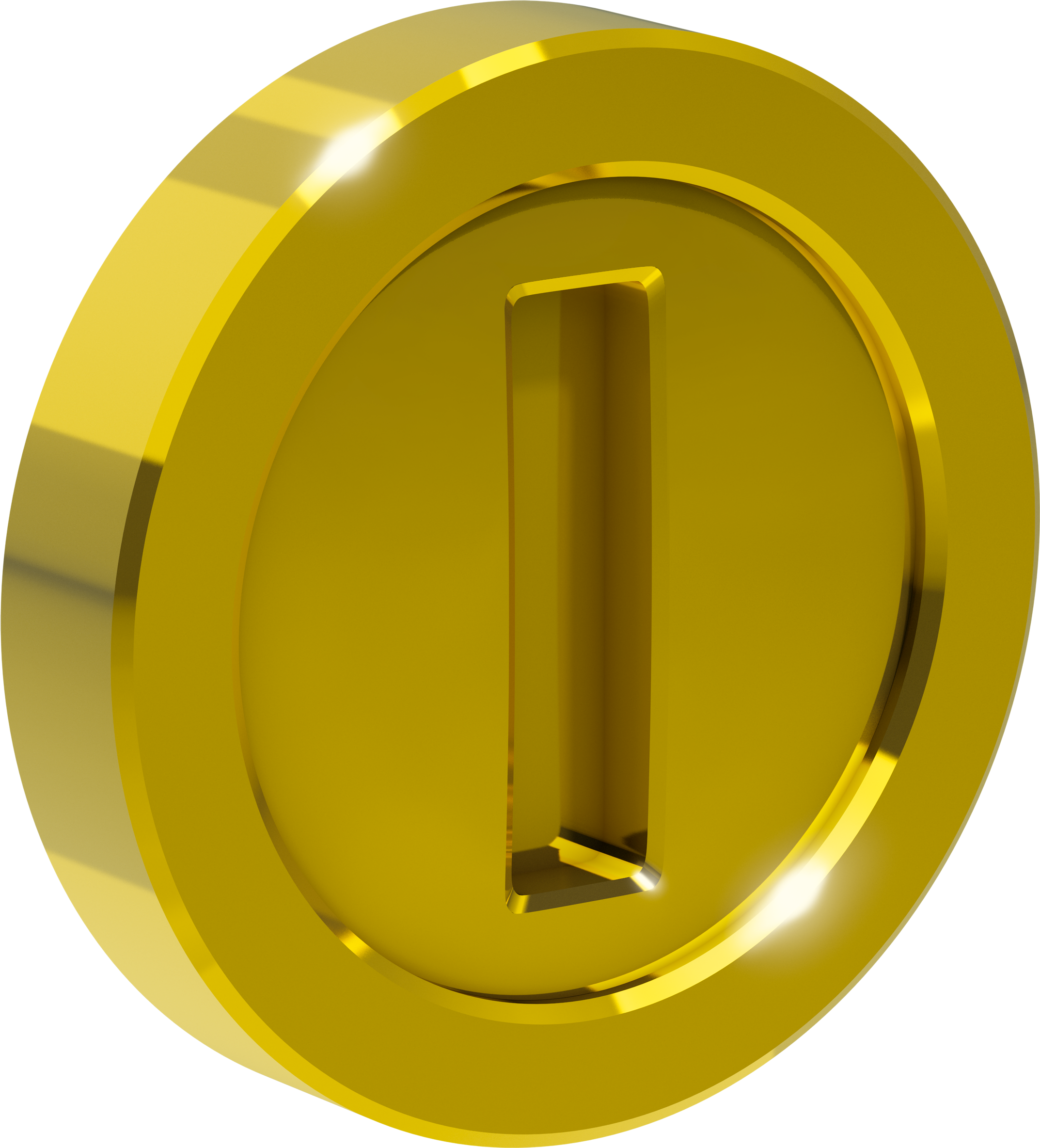 3d Mario Coin (2146x2368), Png Download