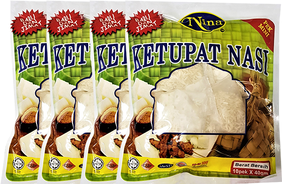 Nina Ketupat Nasi Buy 4 At Rm10 - Convenience Food (640x640), Png Download
