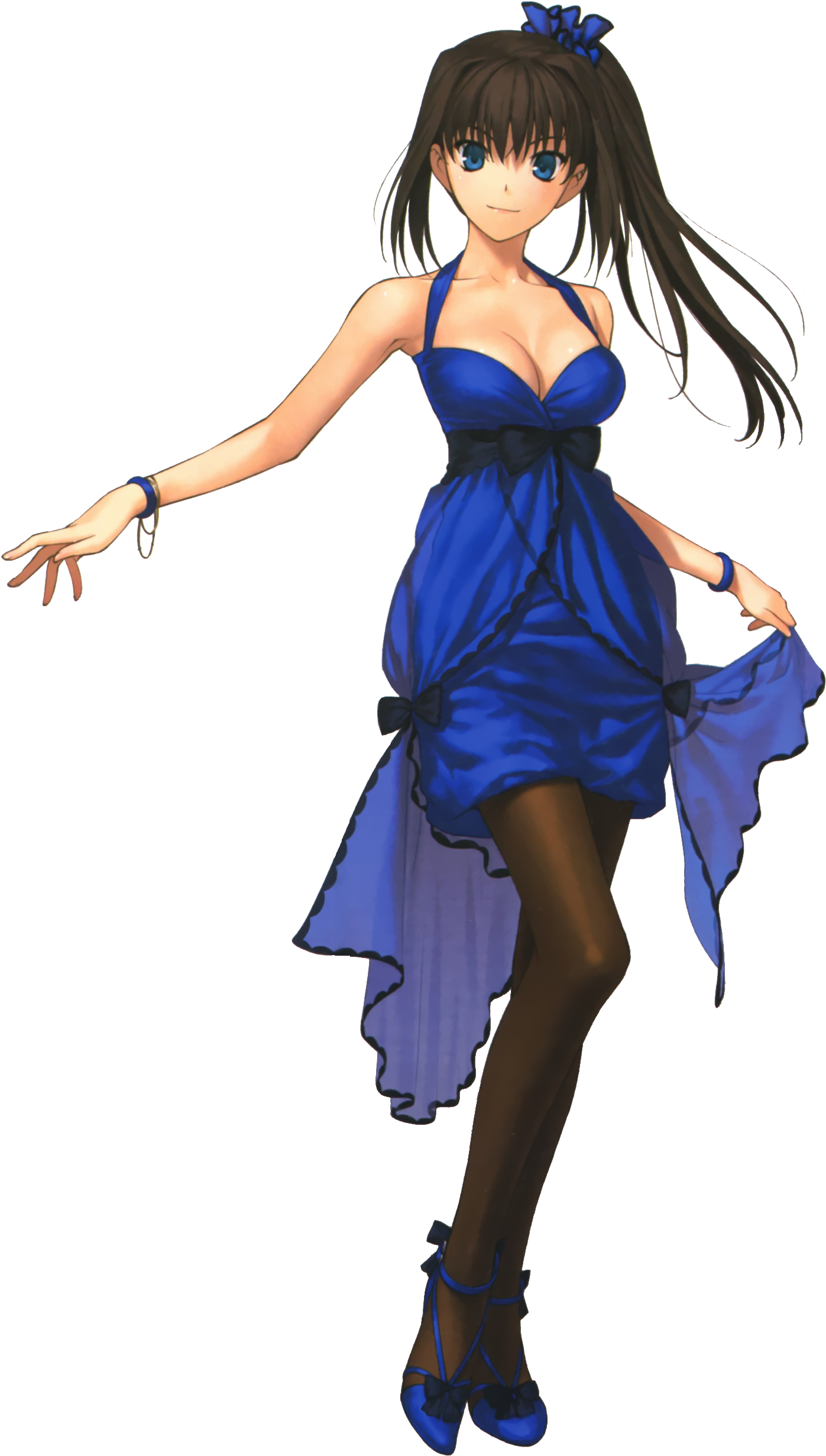 File - Yoko-fancy - Aoko Aozaki Fate (1445x2461), Png Download