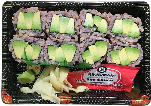 Avo Roll - Brown Rice (500x500), Png Download