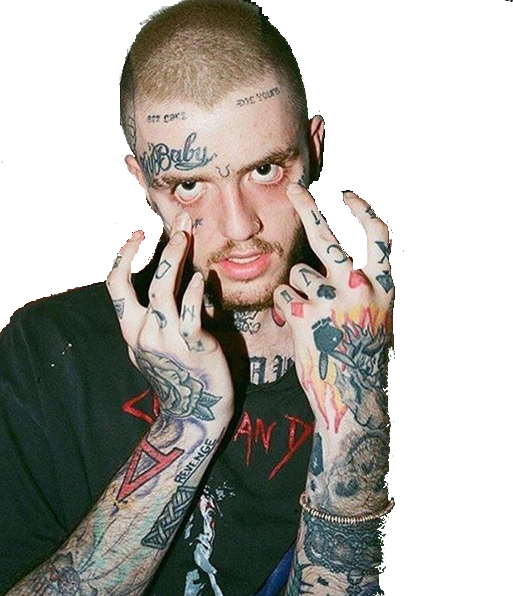 #lil Peep #lilpeep #lil #peep #gbc #cry Baby #crybaby - Lil Peep Clear Background (513x596), Png Download
