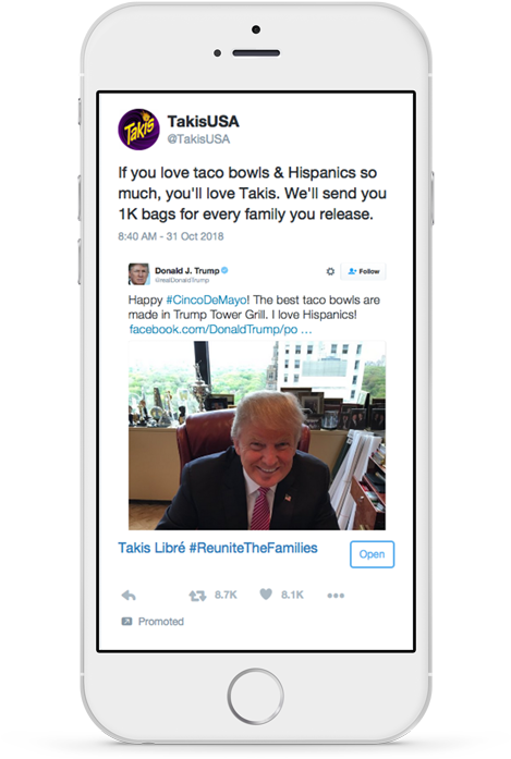 Pop616 Takis Tweet2 Smaller - Portable Network Graphics (546x861), Png Download