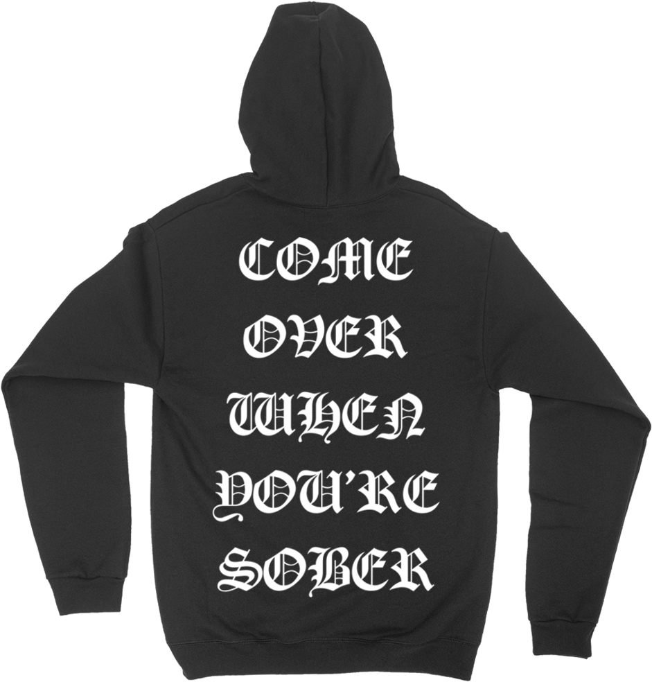Lil Peep <3 - Come Over When You Re Sober Hoodie (600x600), Png Download