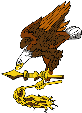 American Samoa Flag Eagle (335x458), Png Download