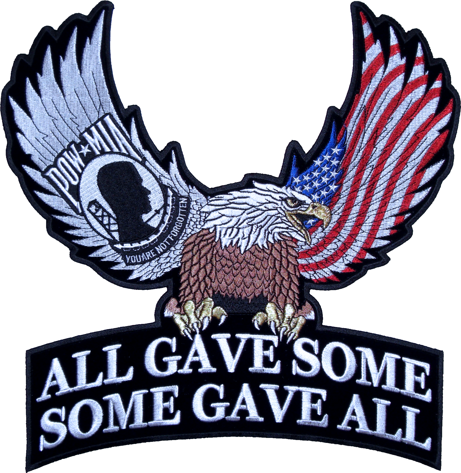American Flag Eagle Png - All Gave Some Png (1814x1876), Png Download