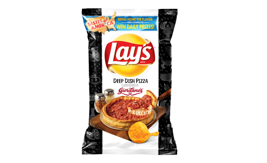 Lay's Deep Dish Pizza Flavor, Inspired By Giordano's - Lays Deep Dish Pizza (900x550), Png Download