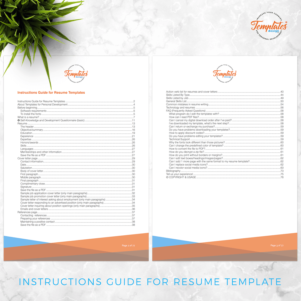 Resume Template For Word And Pages - Résumé (1000x1000), Png Download