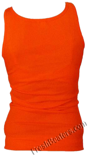 Click To Enlarge Image - Womens Orange Tank Top (281x495), Png Download