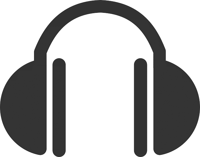 Headphones Earphones Audio Sound Music Lis - Icone Casque Audio Png (434x340), Png Download