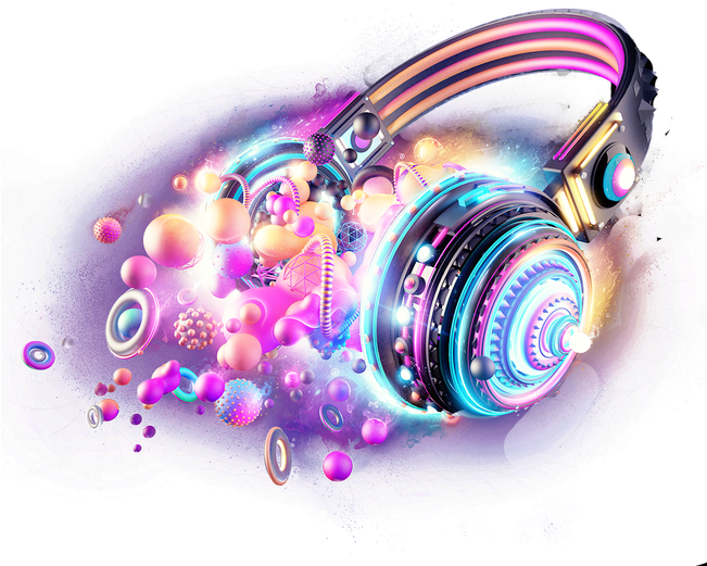 Judo Clipart Transparent Png - Transparent Png Headphones Png (650x554), Png Download