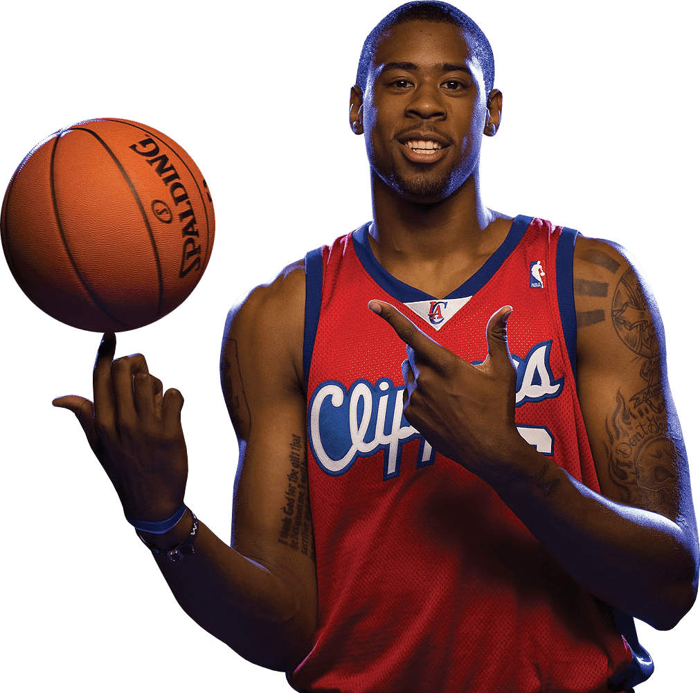 Deandre Jordan Showing Ball Png - Deandre Jordan Transparent (1011x1001), Png Download
