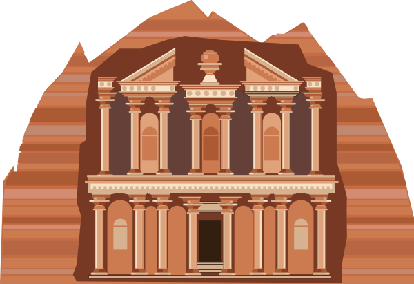 Petra Png (600x411), Png Download
