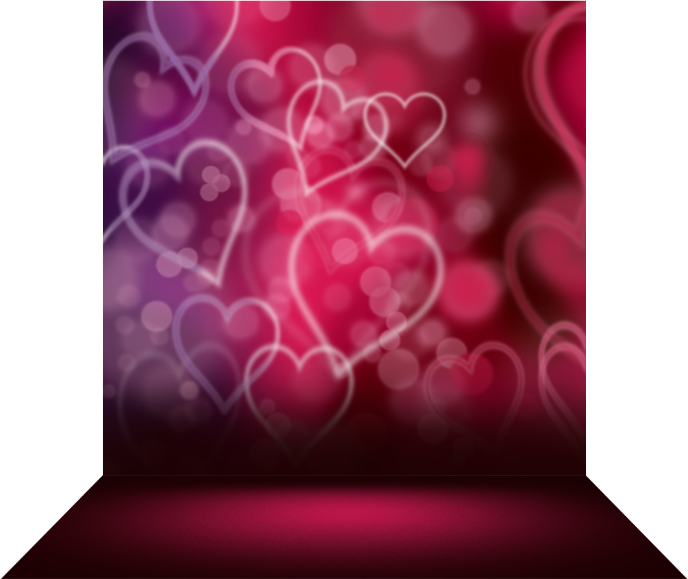Floating Hearts - Four-dimensional Space (1000x1000), Png Download
