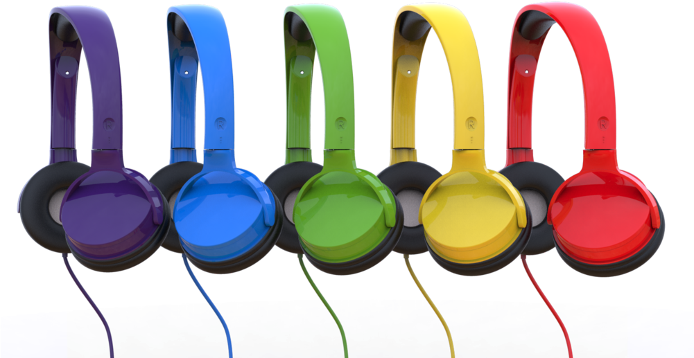 Earphones - 133 - Portable Network Graphics (1000x623), Png Download