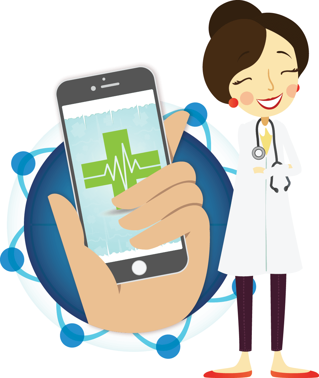 Download Mobile Healthcare App - Health Care - Full Size PNG Image - PNGkit