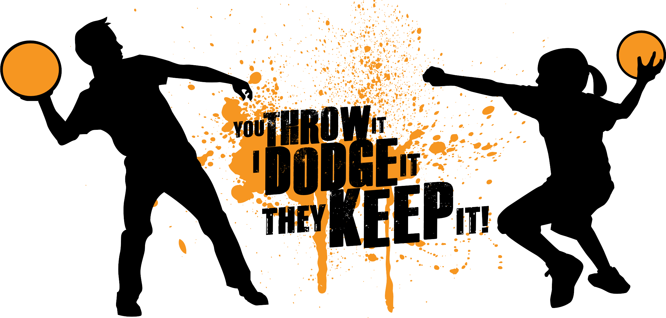 Dodgeball Tournament - Dodge Ball Poster (2324x1112), Png Download