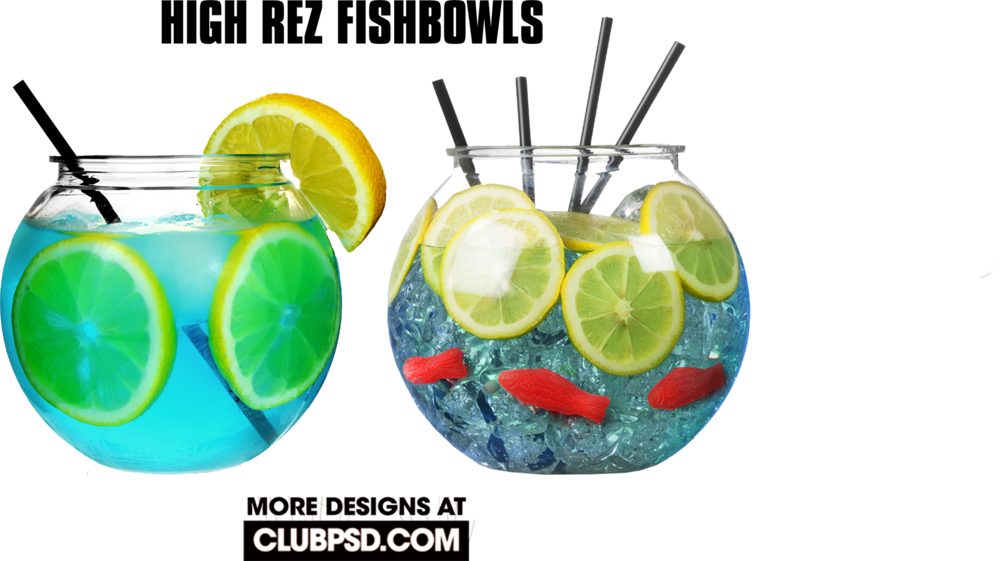 Png Fish Bowl - Plastic Fish Bowl 46 Oz (1000x561), Png Download