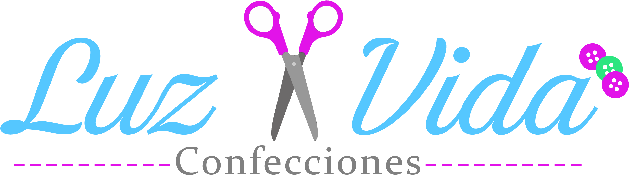 Confecciones Luz Y Vida (2469x722), Png Download