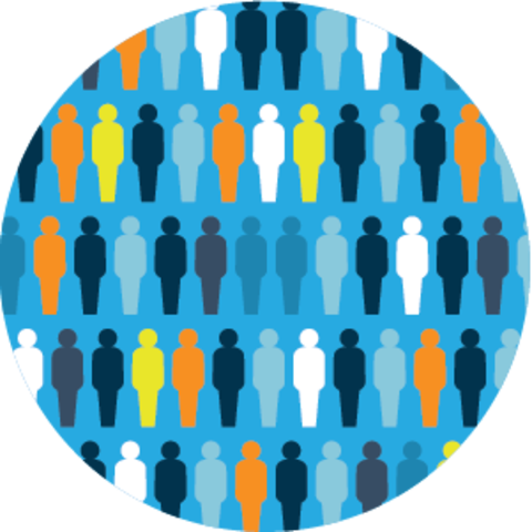 Composition Of Population - Circle (480x480), Png Download