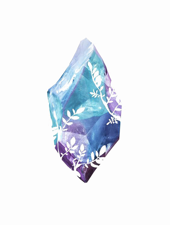 Gems Png Photos - Watercolor Gems Png (564x746), Png Download