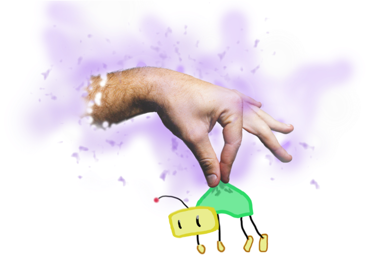Fishbowlhand (1000x667), Png Download