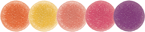 Jelly Belly Sunkist Fruit Gems Soft Candy - Candy (500x500), Png Download