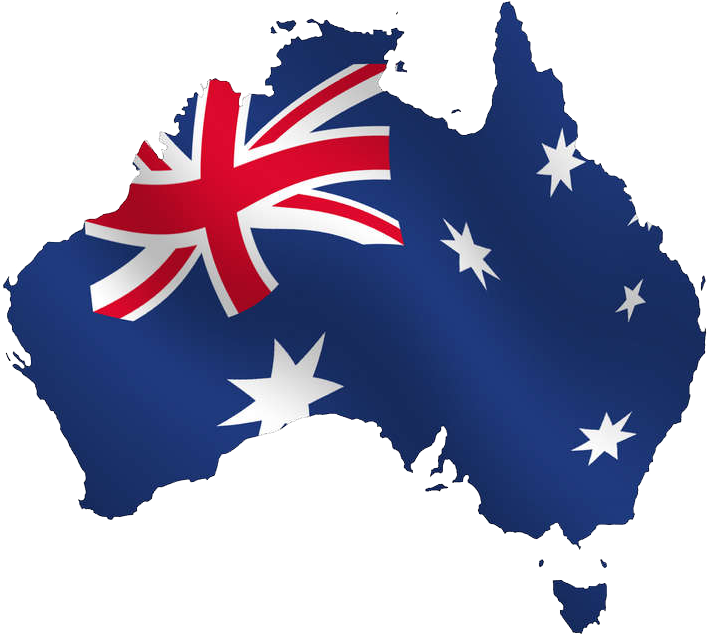 Study In Australia - Australia Flag In Country (800x670), Png Download