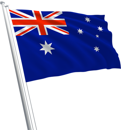 Why Choose Australia - Commonwealth Games Australia Flag (411x443), Png Download