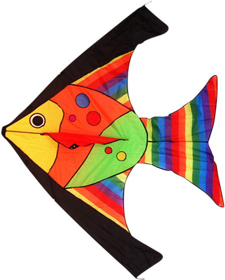 Tropical Fish Kite - Games World (618x605), Png Download