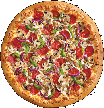 Game Day Meal Pizza Hut (362x374), Png Download