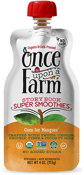 Coco For Mangoes Pouch - Once Upon A Farm Smoothies (335x360), Png Download