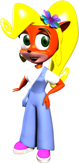 Crash 2-3 Coco Bandicoot - Crash Bandicoot Coco Bandicoot (282x571), Png Download